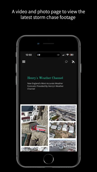 Captures d'écran de Henry's Weather Channel